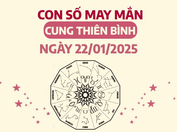 Tử vi cung Thiên Bình 22/1/2025 đón vận may hanh thông