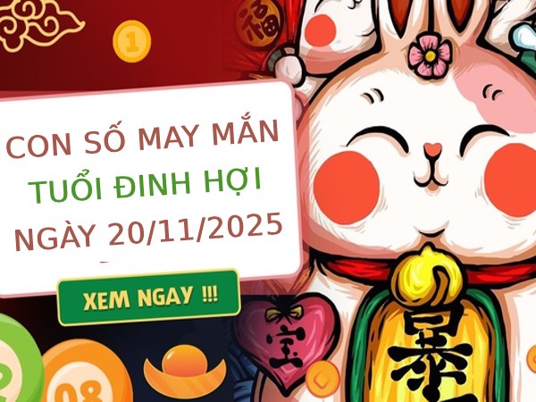 Tử vi tuổi Đinh Hợi ngày 20/11/2025 hé lộ con số đại cát